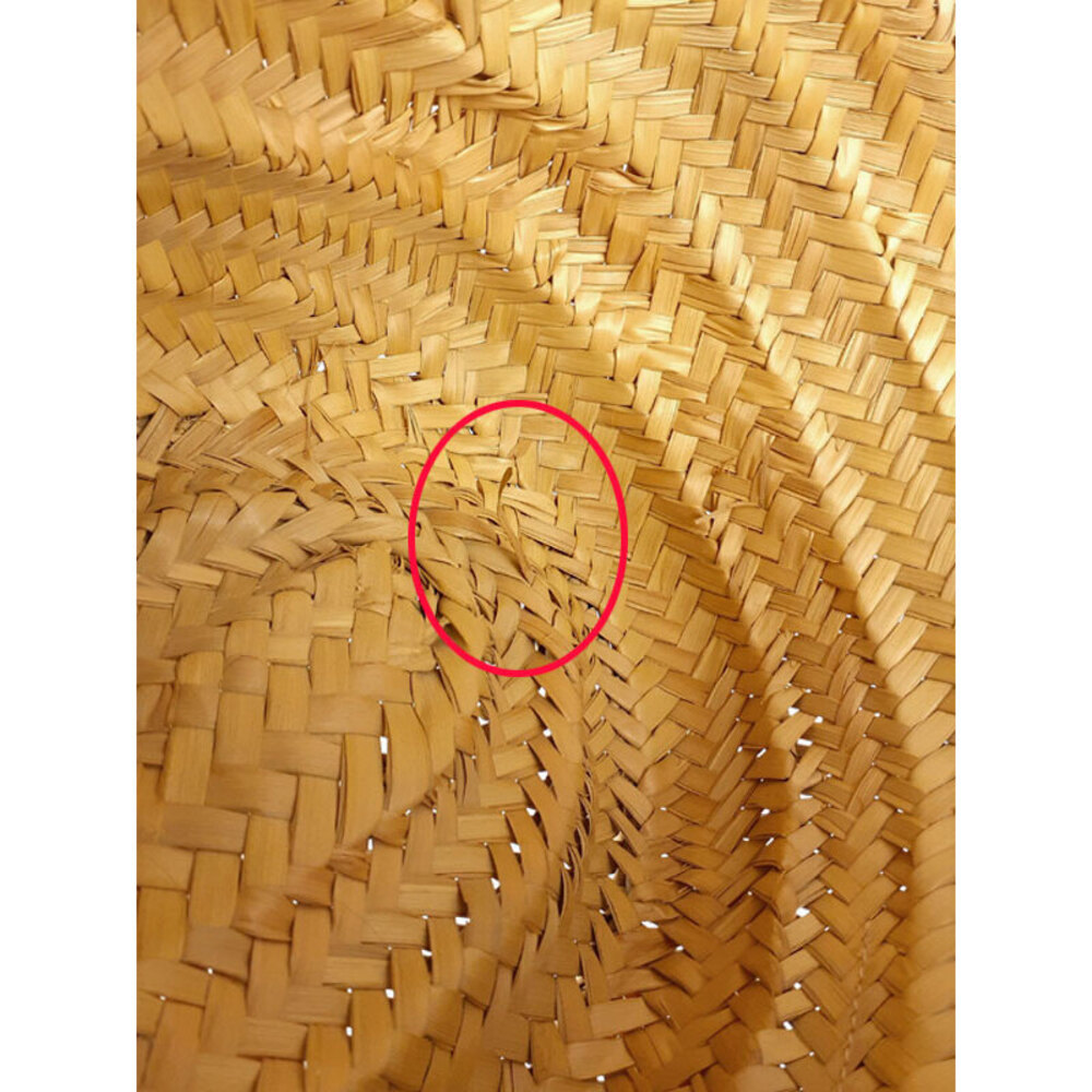 Loewe leather leaf Bag anagram Paula woven Basket calfskin palm Tan Ibiza - Picture 8 of 9